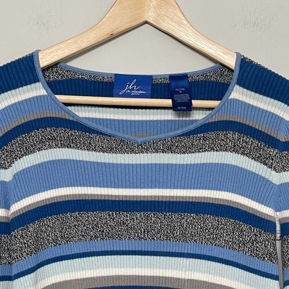 J. H.  COLLECTIBLES | LIGHTWEIGHT  SWEATER TOP SIZE M PETITE M (PETITE) - Picture 3 of 7